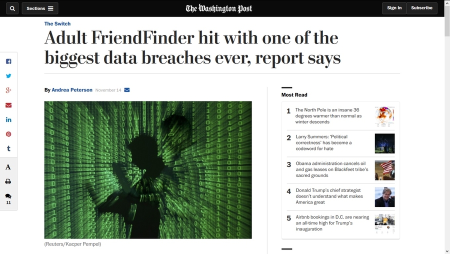dating site breach